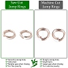 925 Sterling Silver Open Jump Rings STER-F036-02RG-0.7x6mm-2