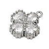 304 Stainless Steel Rhinestone Pendants STAS-E547-06A-P-2