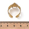 Ocean 304 Stainless Steel Cuff Open Rings RJEW-C166-01D-G-5