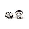 Brass Rhinestone Spacer Beads X-RB-A014-Z8mm-18S-3