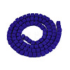 Opaque Frosted Glass Beads Strands GLAA-N072-01A-B10-2