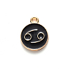 Alloy Enamel Pendants ENAM-S124-01B-08D-2