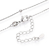 Brass Ball Cardano Chain Necklaces NJEW-N054-14P-2