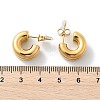 304 Stainless Steel Stud Earrings EJEW-U051-02G-5