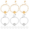  DIY Blank Dome Link Bracelet Maknig Kit DIY-NB0010-47A-1