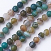 Natural Grade A Striped Agate/Banded Agate Beads Strands G-E478-07-6mm-1