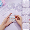 20Pcs Transparent Plastic Nail Art Tool Storage Box CON-BC0007-03D-3