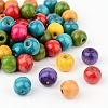 Mixed Round Natural Maple Wood Beads X-TB12mmY-2
