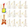 12Pcs 6 Styles Unfinished Wooden Guitar Pendants for Painting Arts WOOD-ME0001-22-1