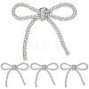 4Pcs Polyester Brooches for Backpack Clothes JEWB-CP0001-62-7