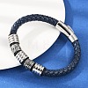 Braided Microfiber Leather Cord Bracelets BJEW-D304-16P-01-1