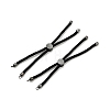 Half Finished Twisted Milan Rope Slider Bracelets LS-FIND-G032-01B-06-1