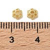 Brass Bead Caps KK-C260-08G-2