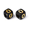 Opaque Acrylic Beads SACR-T035-20N-2