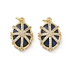 Dyed Natural Lapis Lazuli Pendants GG-CBA080E-01G-1