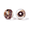 Handmade Gold Foil Glass Beads LAMP-C004-03H-2