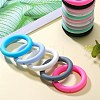 9Pcs Ring Food Grade Eco-Friendly Silicone Beads JX895B-6