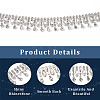 Iron Crystal Rhinestone Cup Chain CH-CW0001-02-5