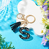 1Pc Resin Letter Keychains KEYC-TADJ0001-09S-4