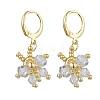 Butterfly 304 Stainless Steel Leverback Earrings for Women EJEW-MZ00380-04-2