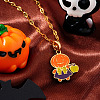 Halloween Stainless Steel Enamel Pendant Necklaces HG2651-3