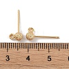 Brass Stud Earring Findings KK-R164-05A-G-3