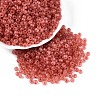 6/0 Transparent Inside Colours Glass Seed Beads SEED-N008-08K-1