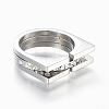 304 Stainless Steel Wide Band Finger Rings RJEW-E153-08P-2