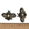 Bee Shape Felt Sew on Ornament Accessories PATC-XCP0001-04-3