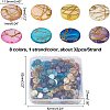 7 strands 7 colors Drawbench Freshwater Shell Beads Strands SHEL-CA0001-010-2