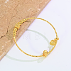 Minimalist Brass Bangles LS-GO3515-3
