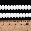 Opaque Spray Painted Glass Beads GLAA-ZX008-8mm-18G-4