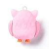 PVC Cartoon Owl Doll Pendants KY-C008-04B-2