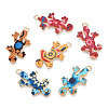 Alloy Enamel Pendants ENAM-N056-180-2