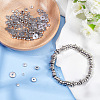 180Pcs 6 Styles 202 Stainless Steel Spacer Beads Sets STAS-AR0001-67-4