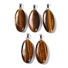 Natural Tiger Eye Pendants GG-CBACB71-01P-11-1