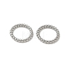 304 Stainless Steel Twisted Ring Linking Rings STAS-L300-005D-P-1