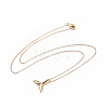 Real 18K Gold Plated Brass Pendants Necklaces NJEW-JN02421-03-1