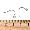 316 Surgical Stainless Steel Earring Hooks STAS-Z124-02C-P-3