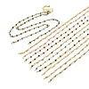Brass Chain Necklace Making KK-K337-13G-1