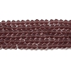Imitate Austrian Crystal Frosted Glass Beads Strands LS-EGLA-A039-T4mm-MD05-1