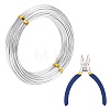 DIY Wire Wrapped Jewelry Kits DIY-BC0011-81F-02-1