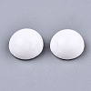 Spray Painted White Wood Cabochons X1-WOOD-TAC0001-23A-2