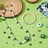 74Pcs 10 Styles Handmade Evil Eye Lampwork Beads LAMP-TA0002-73-7