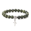 201 Stainless Steel Charm Bracelets BJEW-JB13245-3