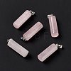 Natural Rose Quartz Pendants G-E135-02P-11-2