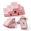 Valentines Day Wife Gifts Packages Cardboard Jewelry Set Boxes with Bowknot and Sponge Inside LS-X1-CBOX-R013-4-1