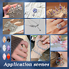 180Pcs 6 Colors Cubic Zirconia Pointed Back Cabochons ZIRC-PH0001-44-6