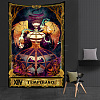 Rectangle with Tarot Polyester Decoration Backdrops WICR-PW0001-34A-08-1