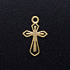 201 Stainless Steel Tiny Cross Charms STAS-Q201-JN308-2-1